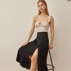 Reformation Skirt- Veronica Black Size 10